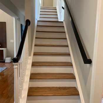 wood-stair-installation-in-Charlotte